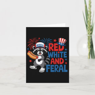 Cartão Raiva Branca Vermelha E Feral Raiva Merica Usa Ind
