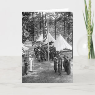 Cartão Raiz De Bandeiras De Escoteiro: 1919