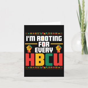 Cartão Raiz Para Cada Hbcu Melanin Africano Histo