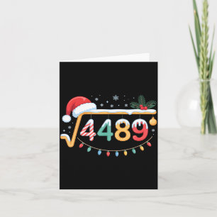 Cartão Raiz Quadrada 4489 Divertido 67 Meme Professor de 