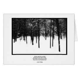 Cartão Raízes profundas são notadas pela geada