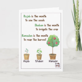 Cartão Rajab - Holy Month Blessings