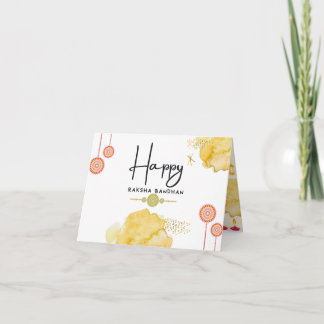 Cartão Raksha Bandhan