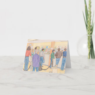 Cartão Raleigh NC - Contador de Quebra de Presente do Hud