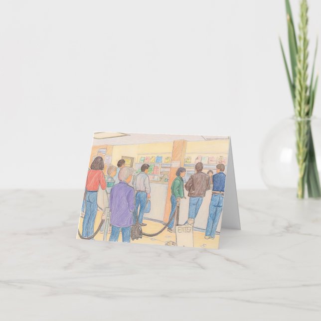 Cartão Raleigh NC - Contador de Quebra de Presente do Hud (Frente)