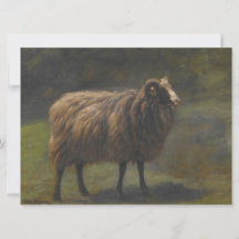 Ram (Male Sheep) na Fazenda (por Rosa Bonheur)