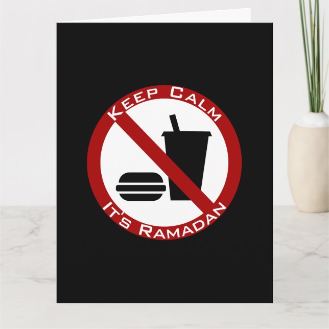 Cartão Ramadã dobrado (Frente)