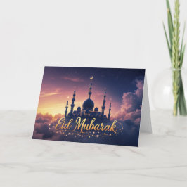 Cartão Ramadan Eid Mubarak Grußkarte