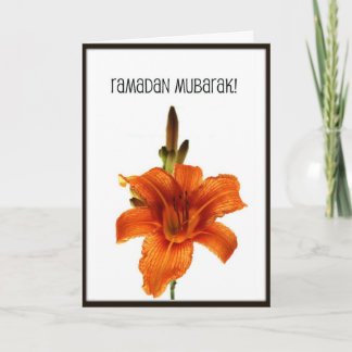 Cartão Ramadan Mubarak