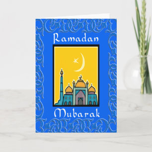 Cartão Ramadan Mubarak Card
