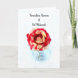 Cartão Ramadhan Kareem e Eid al Mubarak Card