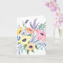 Ramalhete de Flores de Primavera | Aquarela Floral