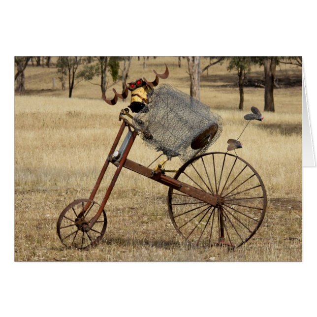 Cartão Rambo e mosca (Frente Horizontal)