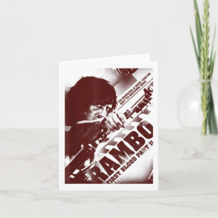 Cartão Rambo Primeira Parte Sanguínea Ii Você Tem Que Se 