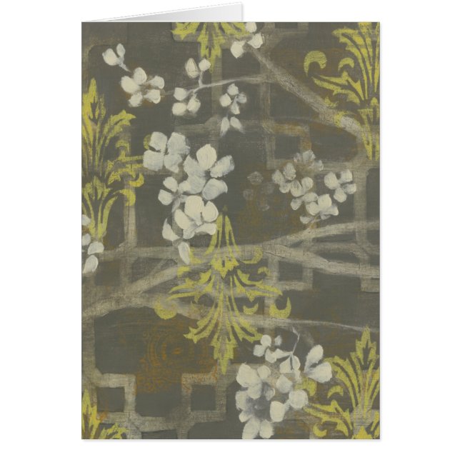 Cartão Ramificação I do Flor Padrão (Frente)