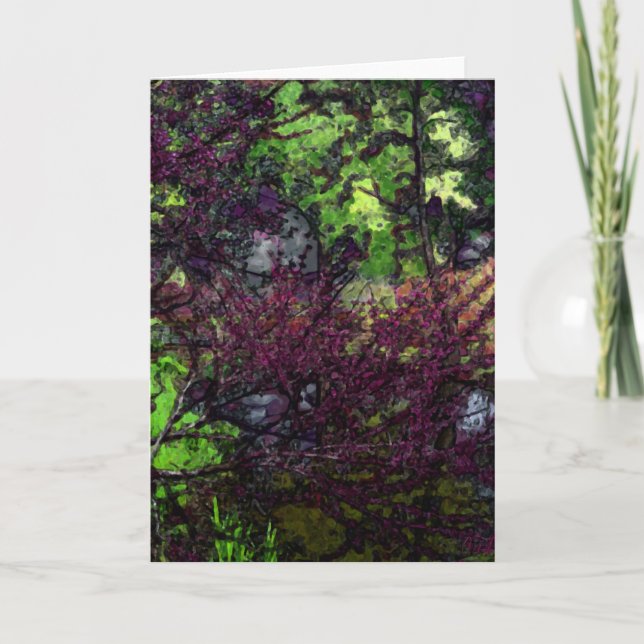 Cartão Ramificações de Flor (Frente)