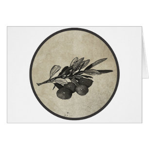 Cartão Ramo de oliveira