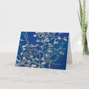 Cartão Ramos de Amendoeira em Flor (Índigo) Van Gogh