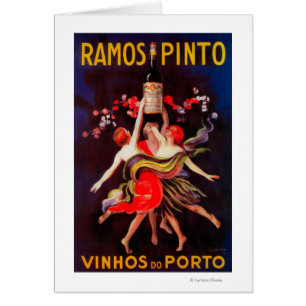 Cartão Ramos Pinto Vintage PosterEuropa