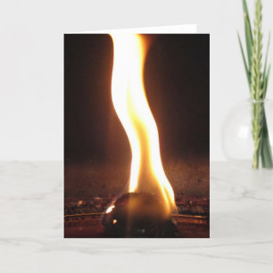 Cartão rampa de chama