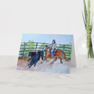 Cartão Ranch Sorting greeting card
