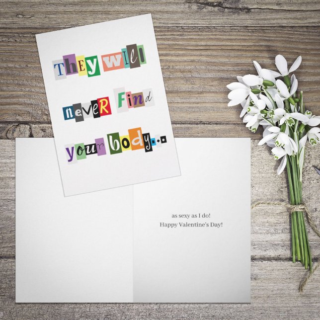 Cartão Ransom, nunca encontrarão seu Namorados. (Criador carregado)