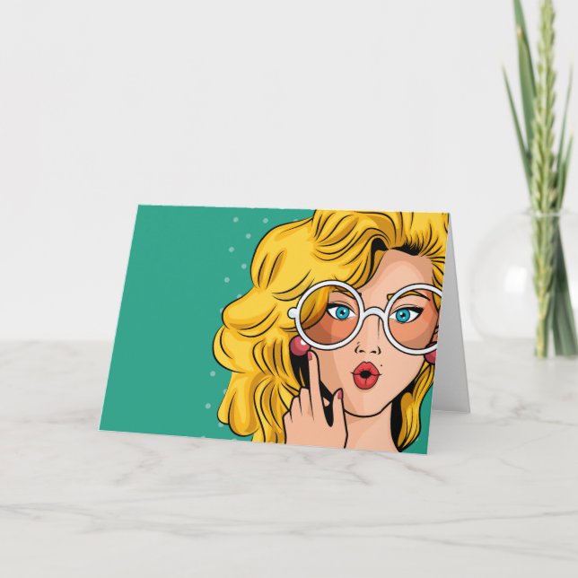 Cartão Rapariga #1 (Frente)