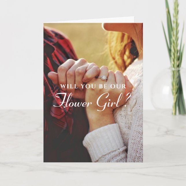 Cartão Rapariga Elegante De Casamento De Toque Perfeito (Frente)