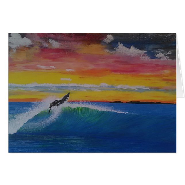 Cartão Rapariga extrema (Frente Horizontal)