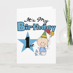 Cartão Rapaz, são os meus Camisetas de aniversário e pres