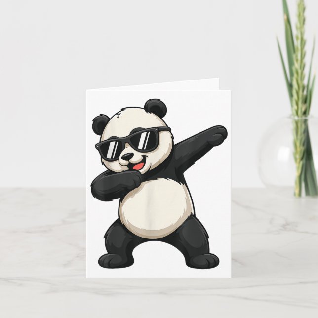 Cartão Rapazes Batidos De Panda Batidos Rapazes Rapazes B (Frente)