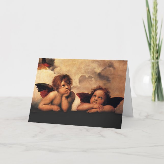 Cartão Raphael - Anjos (Frente)