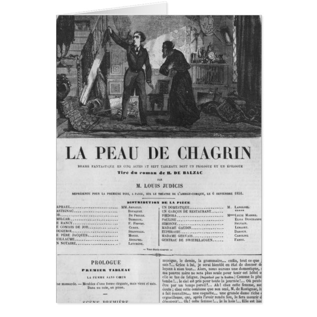 Cartão Raphael de Valentin e o comerciante (Frente)