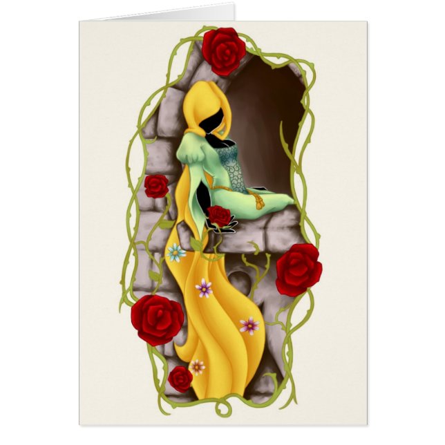 Cartão Rapunzel (Frente)