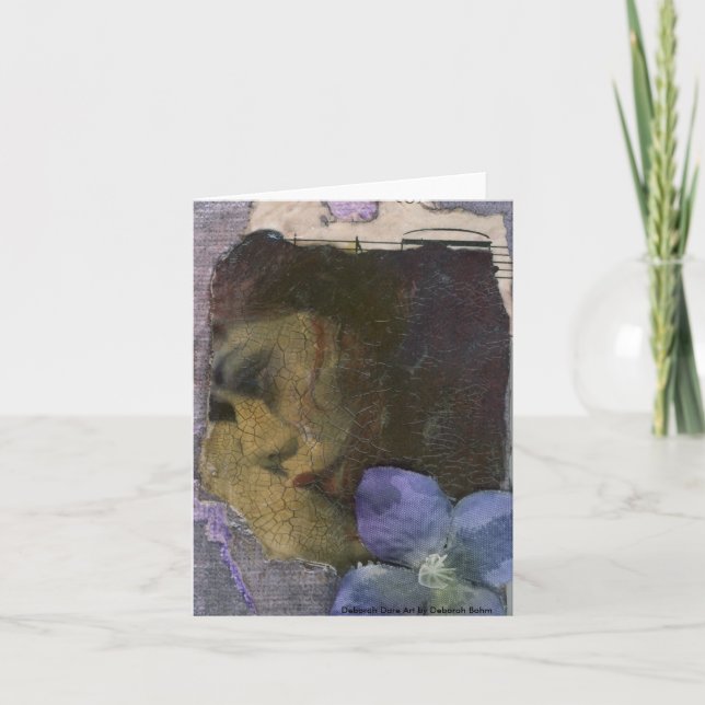 Cartão Rasgos Notecard da cura (Frente)