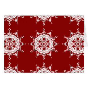 Cartão Raspberry Mandala