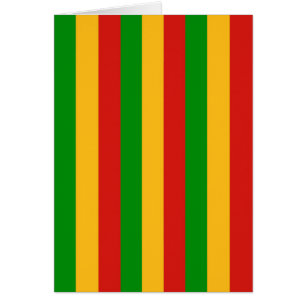 Cartão RASTAFARI FLAG COLORS + suas ideias