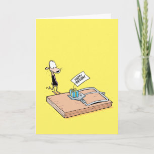 Cartão Rat Trap Happy Birthday Card