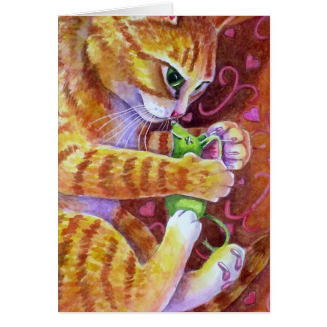 Cartão Rato Catnip (Frente)