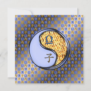 Cartão Rato de Libra e Fogo