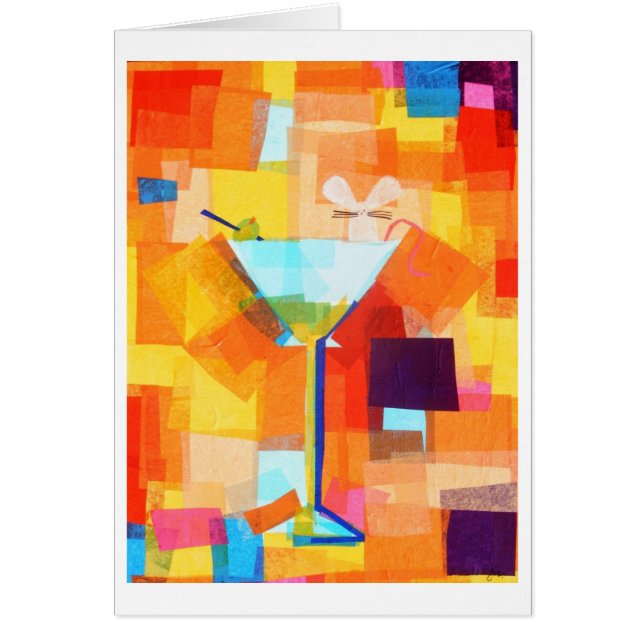 Cartão Rato de Martini (Frente)
