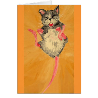 Cartão Rato de riso