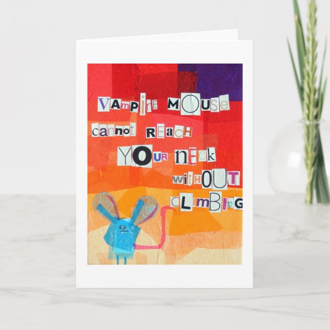 Cartão Rato Vampiro (Frente)