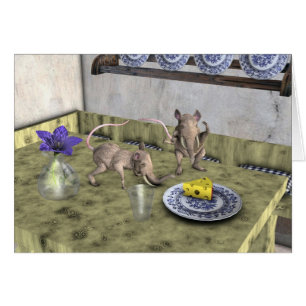 Cartão Ratos de elefante doce