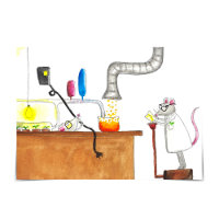Ratos De Laboratório "Você Fez Isso!" Placa de par