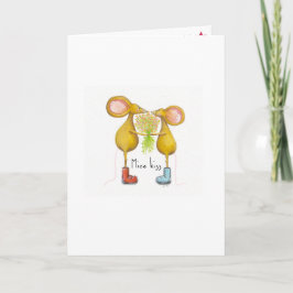 Cartão Ratos se beijam