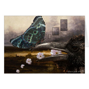 Cartão Raven & Butterfly