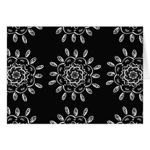 Cartão Raven Mandala