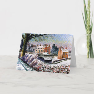 Cartão Ravilious - Vicarage in Winter