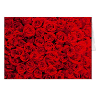 Cartão Razzle brilha rosas